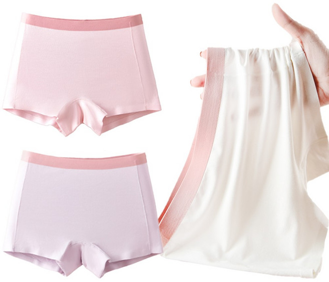 LUMANOKI KC인증 50수 텐셀 초등학생 여아용 사각팬티 3종