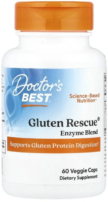 닥터스베스트 글루텐 레스큐 Gluten Rescue 효소 혼합물 캡슐 60정, s 닥터스 베스트 Gluten Rescue 효소 혼합물, 1 - 쿠팡