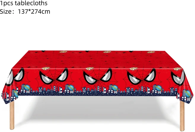 슈퍼히어로 어벤져스 스파이더맨 헐크 아이언맨 테마 테이블 커버 용품 어린이 남아 여아 생일 일회용 테이, 13 As Picture