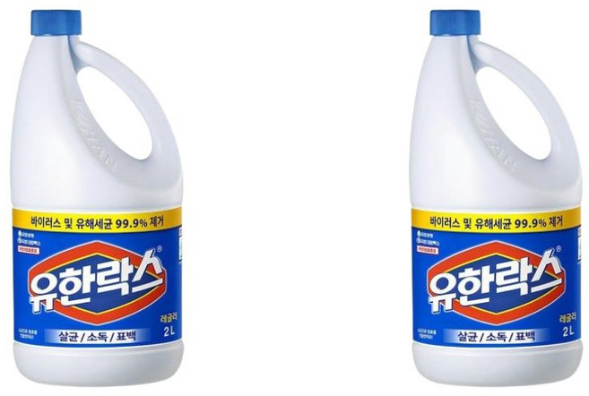 유한락스 레귤러, 2L, 2개