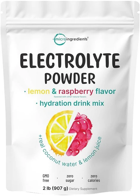 마이크로 인그리디언트 전해질 파우더 907g, 마이크로 인그리디언트 하이드레이션 레몬 라즈베리맛 전해 - 쿠팡