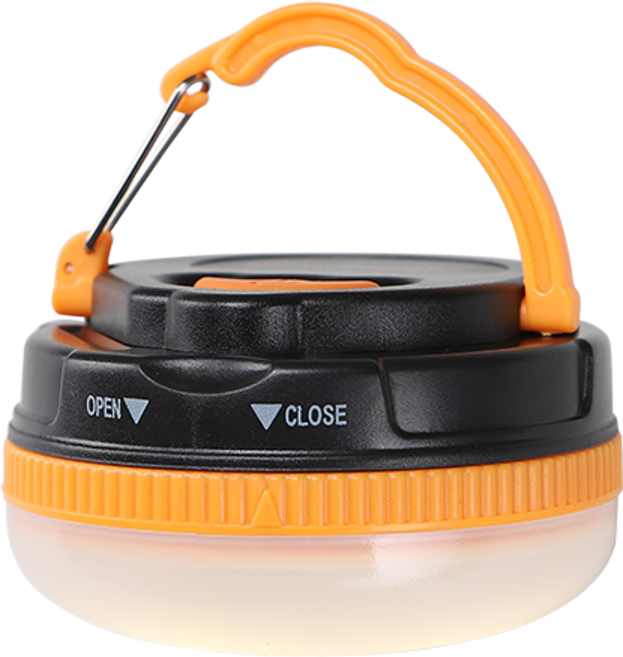 우신벨로프 오렌지 텐트등 캠핑랜턴, 건전지방식, 1개