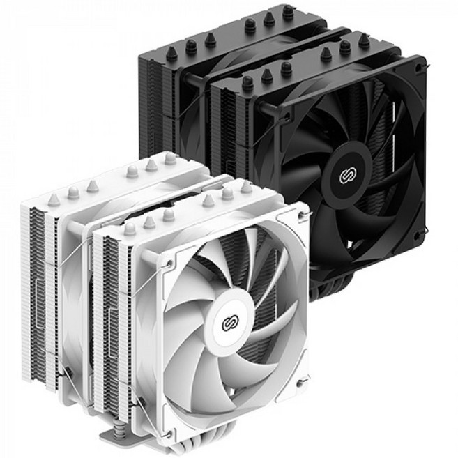3RSYS Socoool RC1050N PWM 램프리 CPU쿨러 (화이트), 1개, 단일, 공랭쿨러