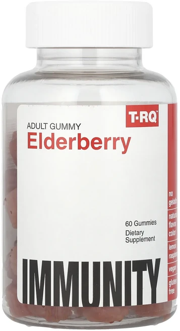 몸관리하세요 겨울입니다 T-RQ 엘더베리 면역력 레몬 라즈베리 맛 구미젤리 60개 특별관리진행, TRQ엘더베리면역력레몬라즈베리맛구미젤리60개, 1, 60 - 쿠팡