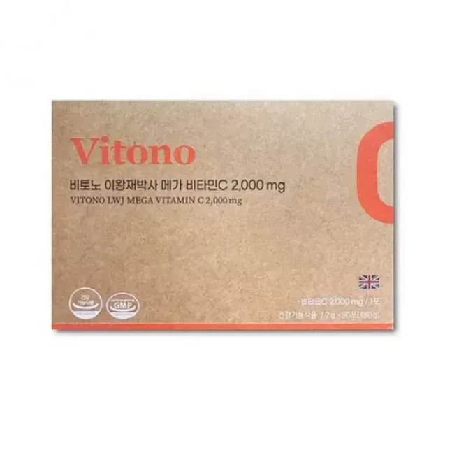 바노 이왕재 박사 메가 비타민C 2000mg 고함량 영 비타민 90포 2개 612991, 90회분