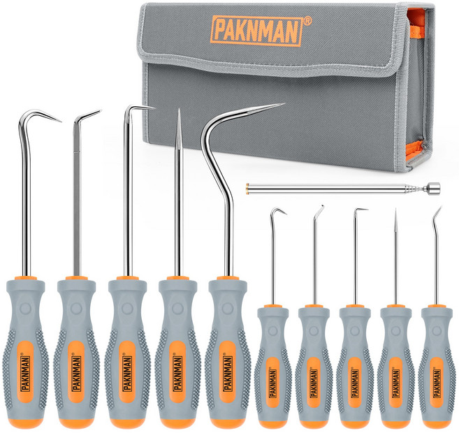 공구PXJ 갈고리공구 O링 송곳 후크 갈고리 10종 세트, 1세트