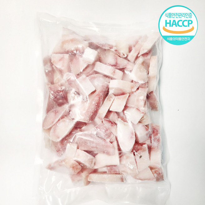 눈꽃엄마 [국내산] 순살 아귀찜 뼈없는 손질 튀김 해썹시설, 1개, 1kg