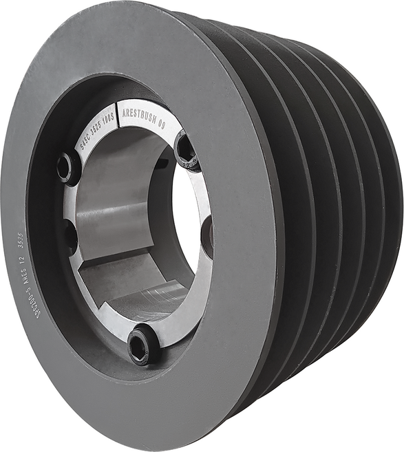 錐套式三角皮帶輪 Taper Pulley Set SPC212 工業設備動力傳輸, 黑