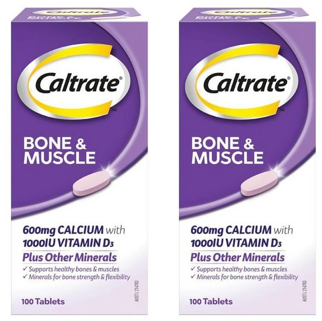 Caltrate 칼트레이트 본 앤 머슬 칼슘 비타민D, 2개, 100정 - 쿠팡