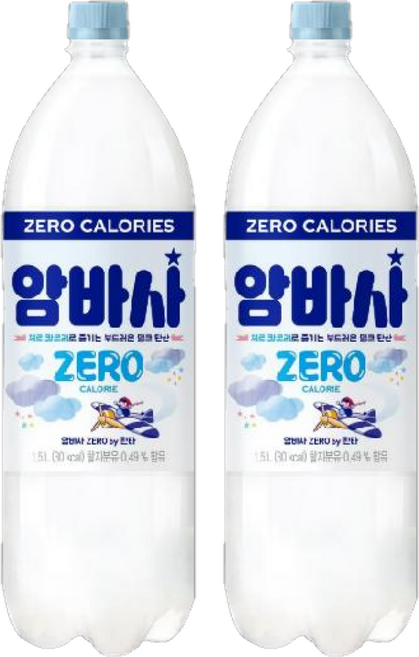 암바사 제로 by 환타, 1.5L, 2개