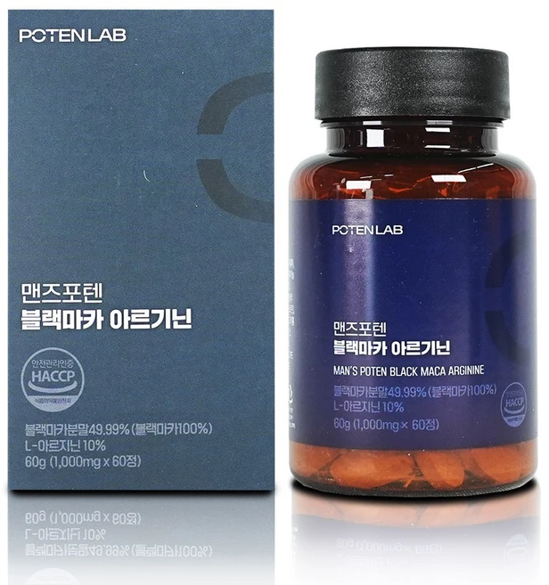 포텐랩 맨즈포텐 마카 [:국산], 1박스, 60정 - 쿠팡