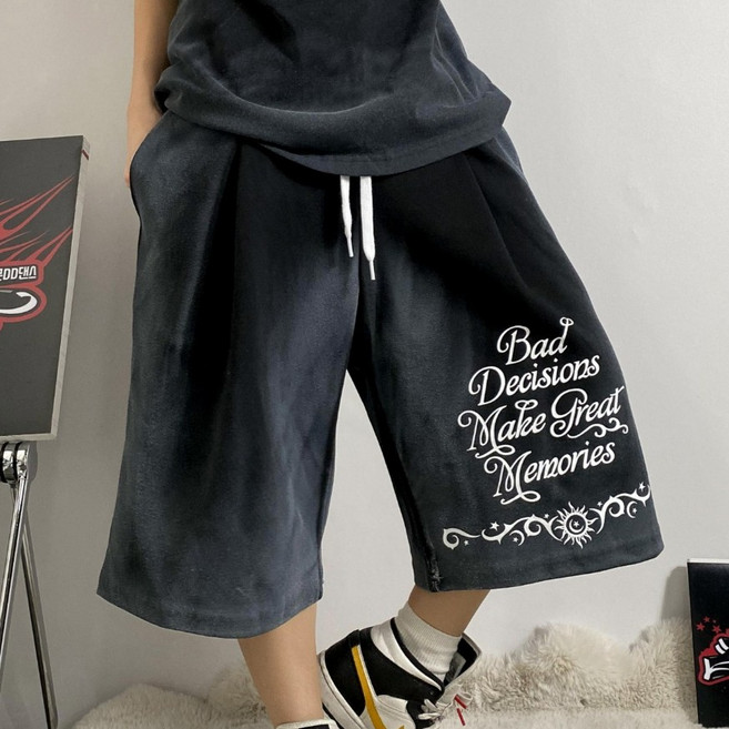 [디디댄스] 자체제작 빌보드 스프레이 버뮤다 반바지 댄서복 줌바닷컴 방송댄스의상 댄스복 단체복 스피닝