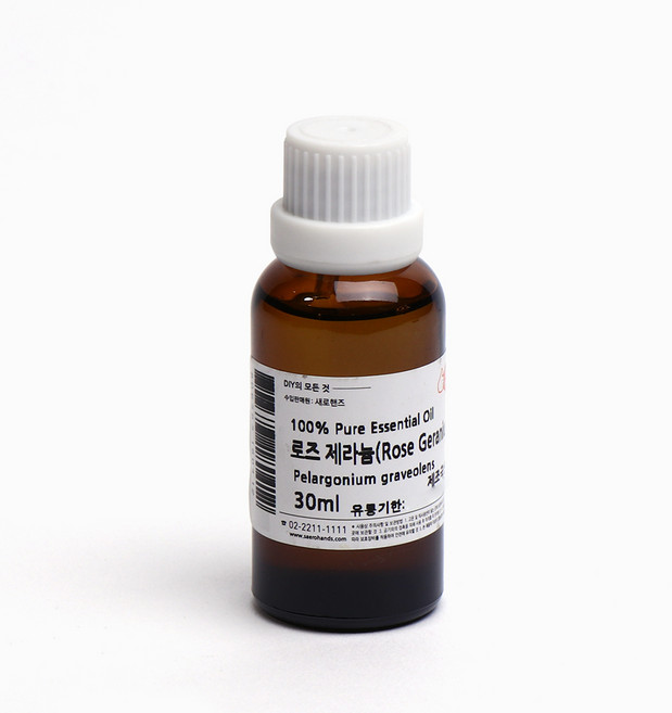 새로핸즈 천연 아로마 에센셜오일 로즈제라늄 30ml, 단품