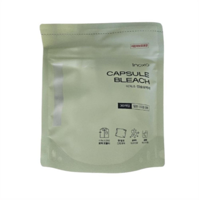 이녹소 과탄산소다 캡슐 표백제, 10개, 420g