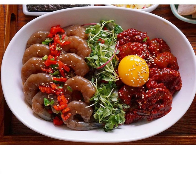 대하 순살 깐새우장 간장 양념새우 큰손 이말랑 택배주문 배달, 1kg, 1개