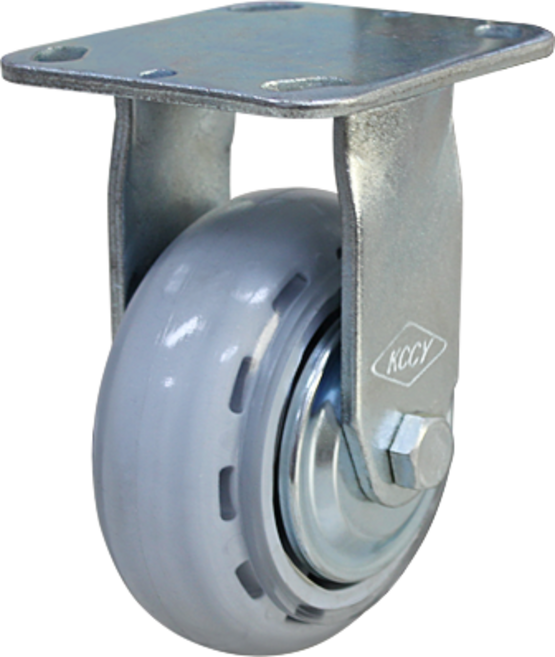 KCCY 5인치 중량 투명캐스터 무소음바퀴 바퀴폭48 밑판크기100-114 일년품질보증, 1개