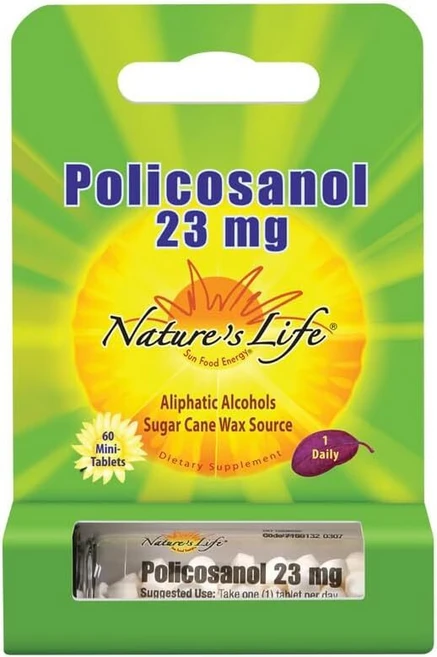 Natures Life 네이처스라이프 폴리코사놀 23mg 60정 고함량 혈관 심장 미국, 1회분, 1개 - 쿠팡