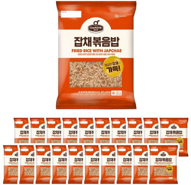 쉐프원 잡채볶음밥 300g, 20개