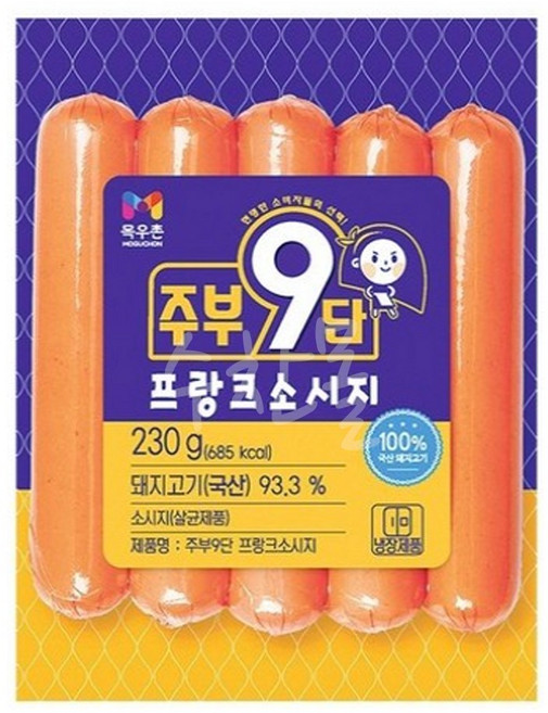 목우촌 주부9단 프랑크 소시지 230g, 1개