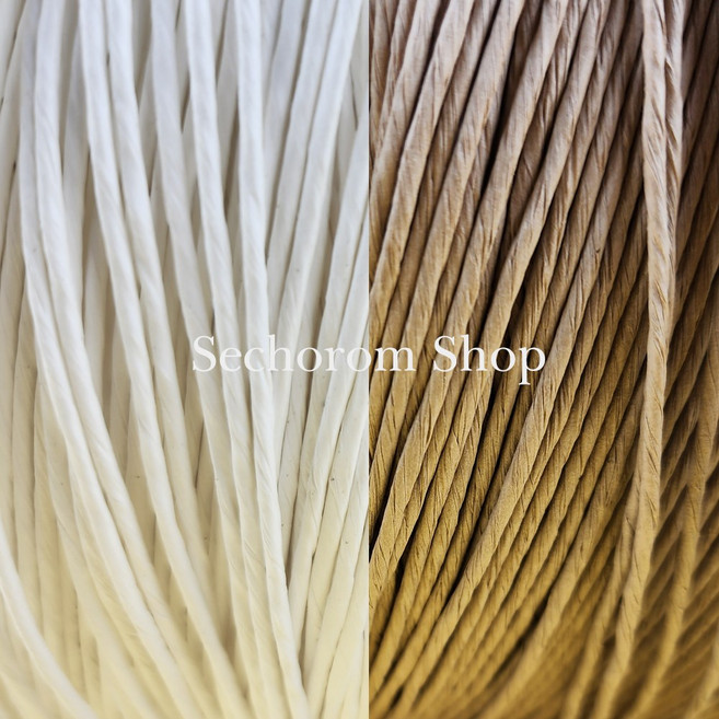 앵무새 장난감 친환경 종이 끈 DIY 새용품 새장난감, 화이트 (두께)2mm X (길이) 1M, 1개