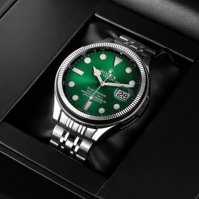 타임스토리 갤럭시워치6 클래식 호환 디먼트 베젤링 47mm 43mm 케이스, K.로렉스커브-44 유광블랙