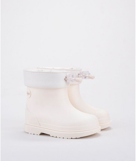 『Y2 SHOP』Igor BIMBI EURI 經典束繩雨靴 BLANCO 雪白 兒童雨天必備 舒適好穿脫