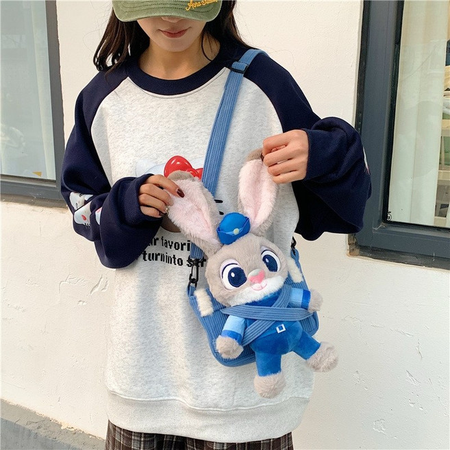 hybe 사랑스러운 주토피아 가방 닉쥬디 굿즈 3D 인형 가방