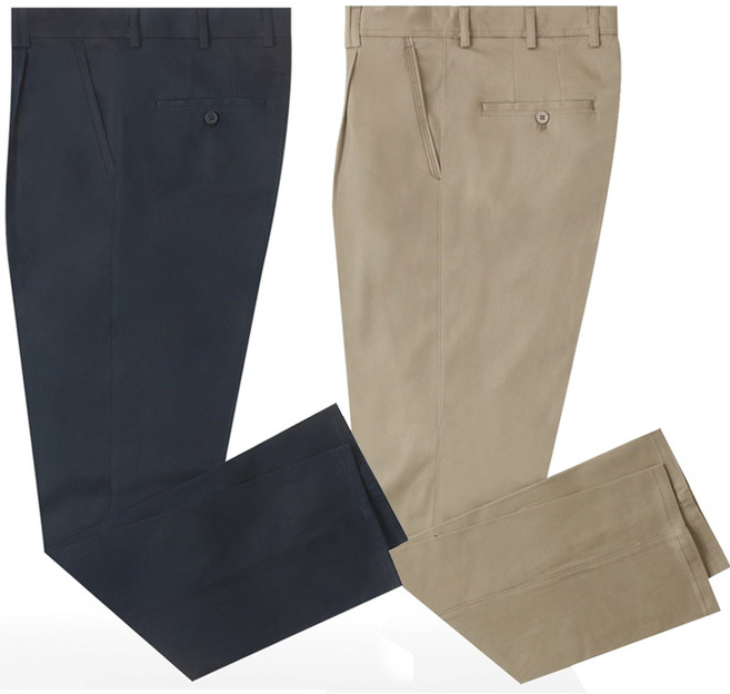 1+1 남자 캐주얼 면바지 남성 데일리 원턱 치노 바지 팬츠