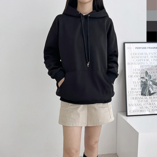 여자 빅사이즈 커플 봄 가을 겨울 오버핏 후드티