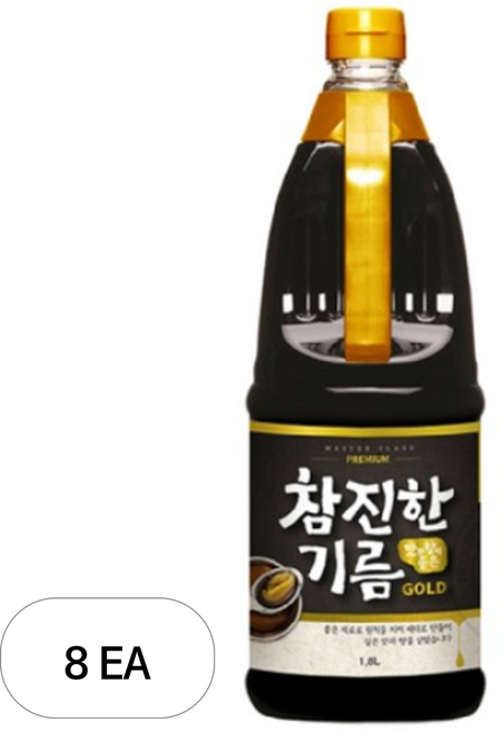 덕화 참진한기름 골드, 1.8L, 8개