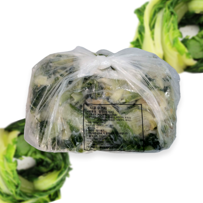 [당일출고] 냉동 시골우거지 10kg 삶은우거지 배추우거지 식당용 업소용 대용량, 1개