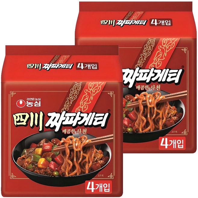 짜파게티 사천 137g, 8개