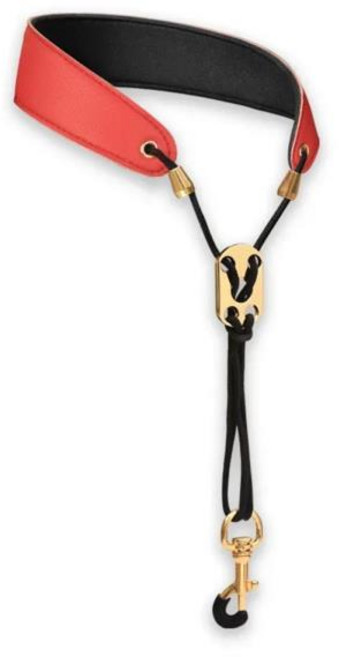 소프라노 테너 알토 바리톤 색소폰용 가죽 목 스트랩 도구 베이스 클라리넷 영어 혼 바순 오보에, 04 Red, 01 CHINA, 한개옵션2