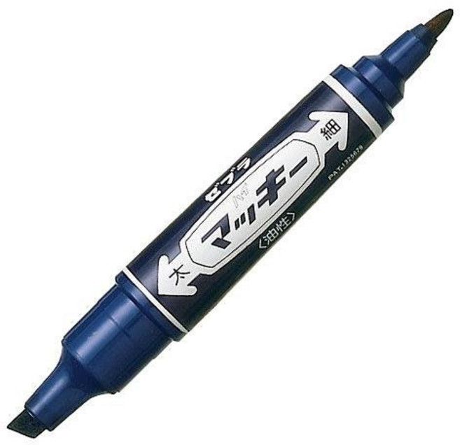 얼룩말 하이 맥키 6.0mm 트윈 블루 [10 개 세트]