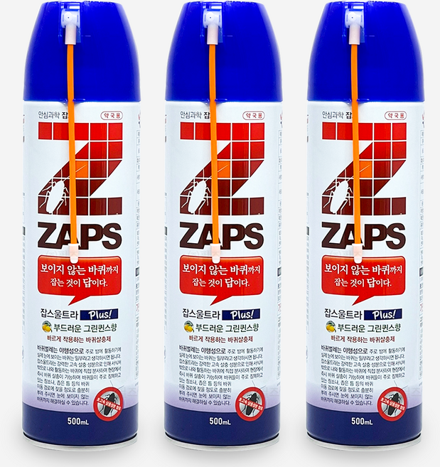 일동제약 잡스 울트라 플러스 그린퀸스향, 500ml, 3개