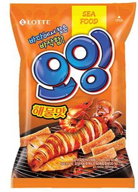 롯데 사무실 유치원 탕비실 간식 오잉 해물맛 바삭식감 75g, 1개
