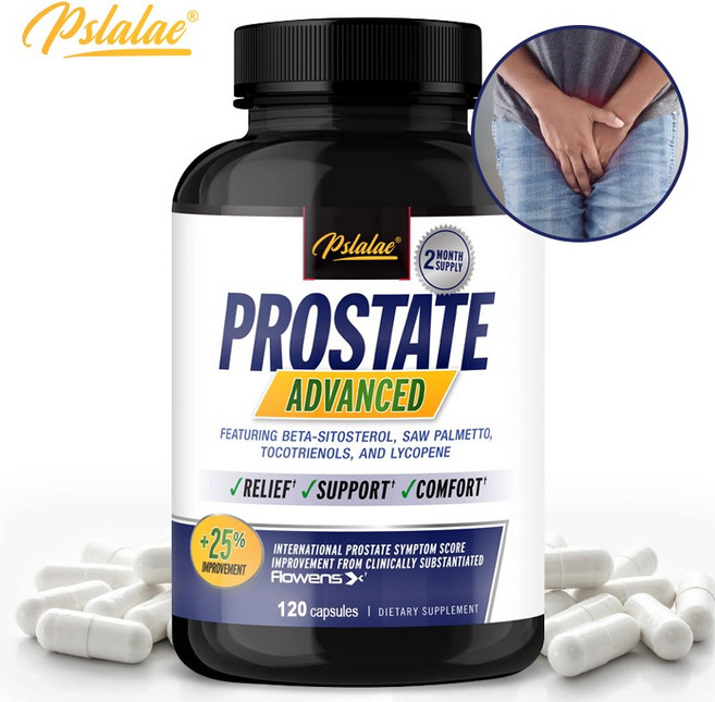 전립선 건강 보조제 야간 화장실 방문 감소 방광 및 요로 증상 완화 톱팔메토 베타시토스테롤 함유, 3개