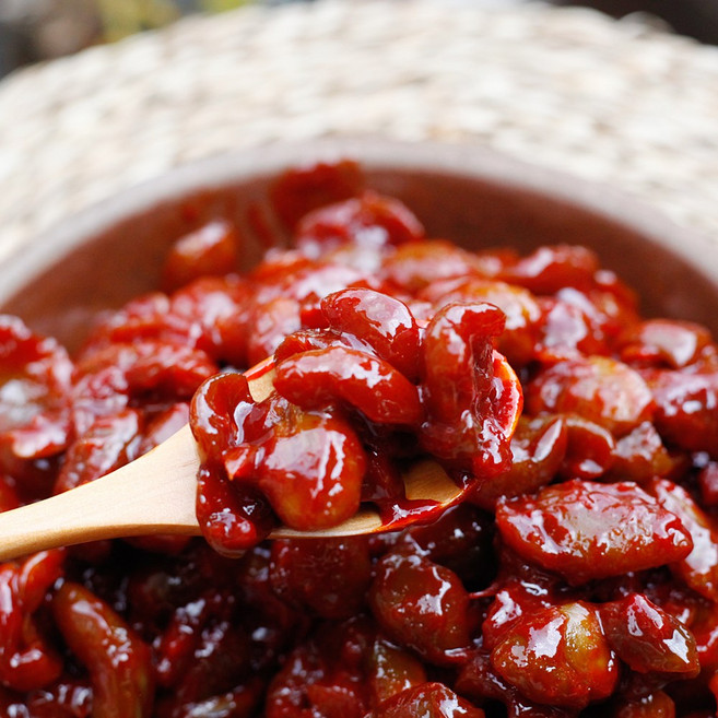 전라도 순창 고추장 양념 매실장아찌 전통식품 반찬, 1개, 500g