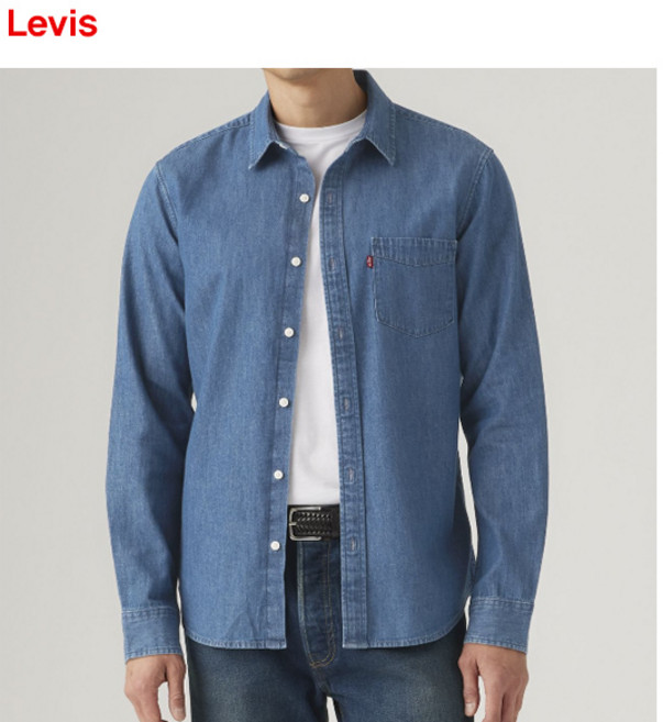 리바이스 스탠다드핏 데님셔츠 0356 /빅사이즈