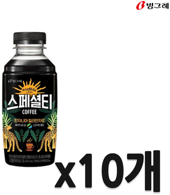 빙그레 아카페라 스페셜티 커피 460ml 콜롬비아 안티오키아, 10개