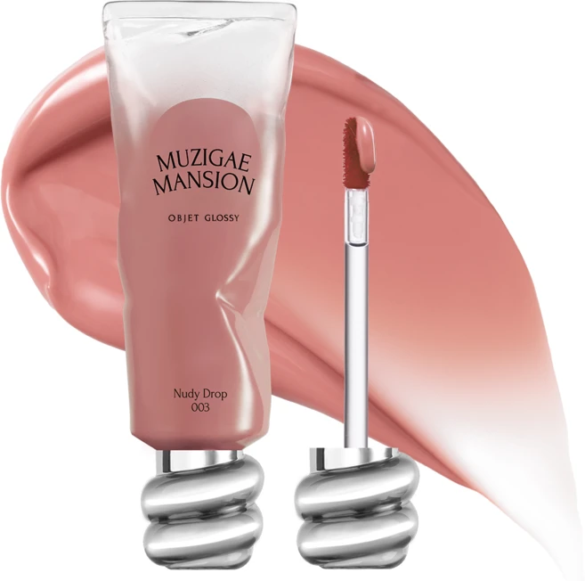 무지개맨션 오브제 글로시 립틴트, 003 누디 드롭, 1개 - 쿠팡