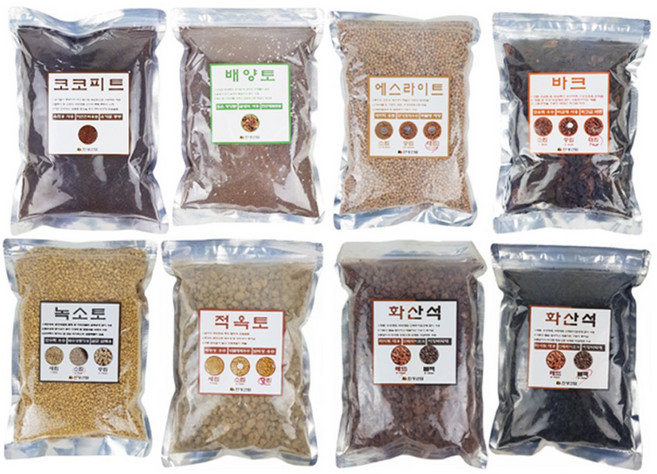 화분백화점 코코피트 배양토 바크 에스라이트 녹소토 적옥토 화산석, 에스라이트(2리터)중립, 1개