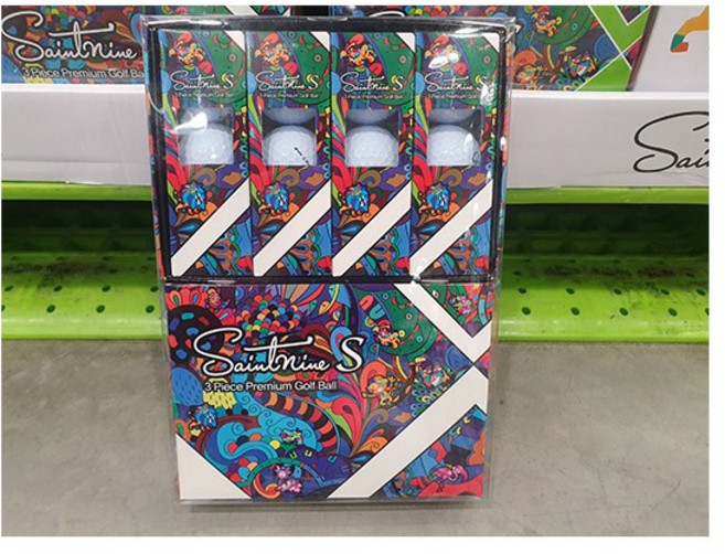 세인트나인 S 골프공 컬러 3피스 1더즌 12구 판촉물, 화이트, 12개입, 1개