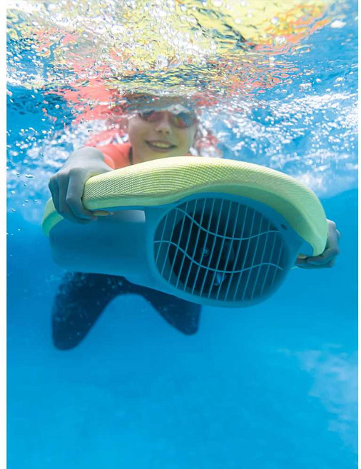 수중스쿠터 잠수 물놀이 추진기 부력 다이빙 스노쿨링 상품, 1개, 옐로우