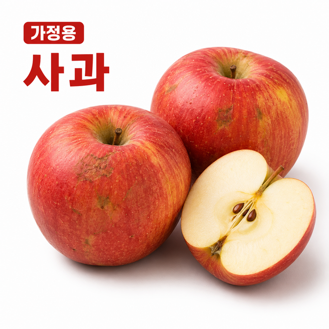 가정용 사과 부사사과, 1박스, 대과 5kg 18과 내외
