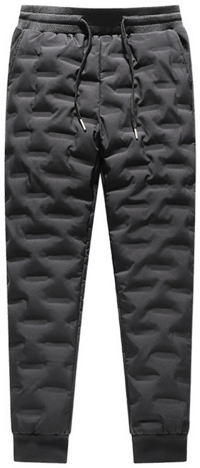 겨울 방한 오리털 전술 털 깔깔이 누빔 패딩 바지