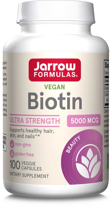 재로우 비오틴 5000mcg 캡슐 글루텐 프리, 1개, 100정 - 쿠팡