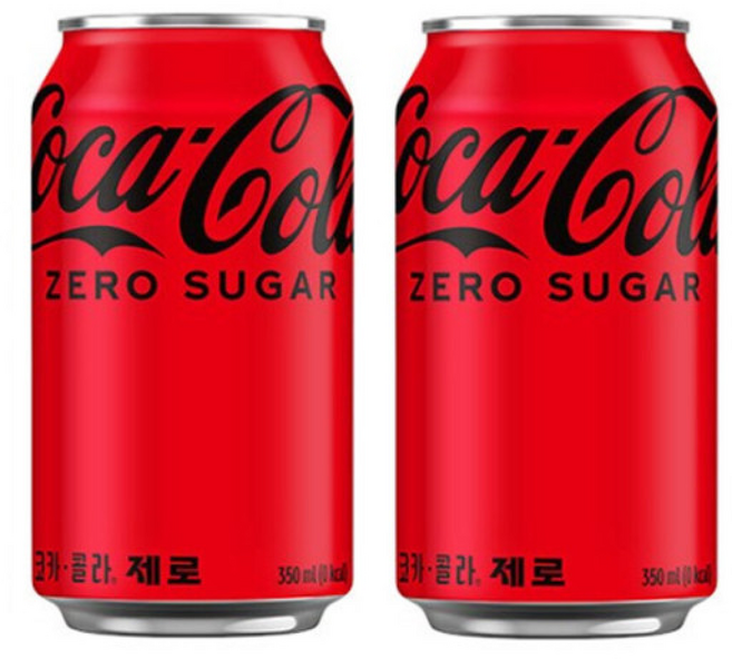 코카콜라 제로 CAN 오픈, 350ml, 1개
