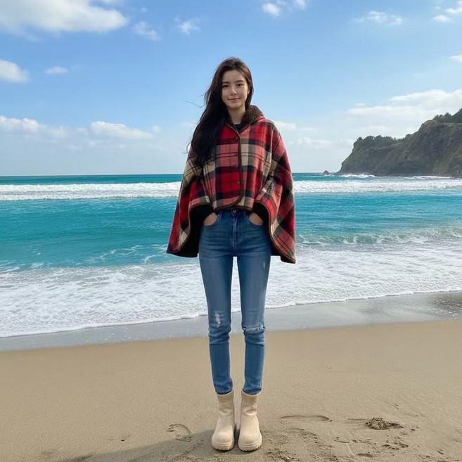 치트몰 양면 극세사 똑딱이 담요