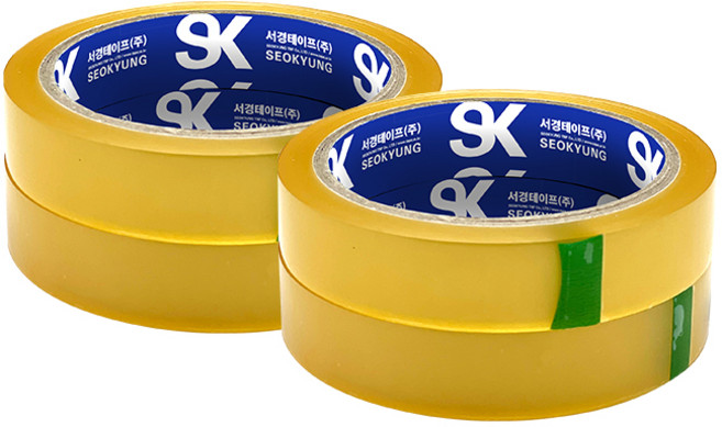 초강력 셀로판테이프 (20mm x 40m -20개입), 투명, 20개